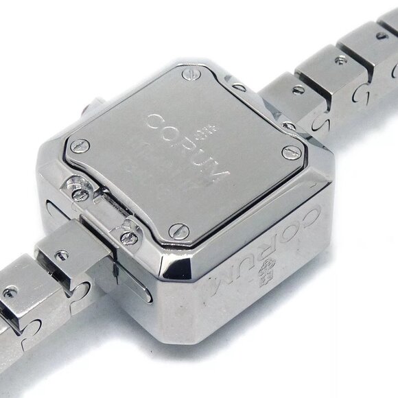 Corum Sugar Cube Ref.137.428.47 Quartz Watch SS Diamond main image 4